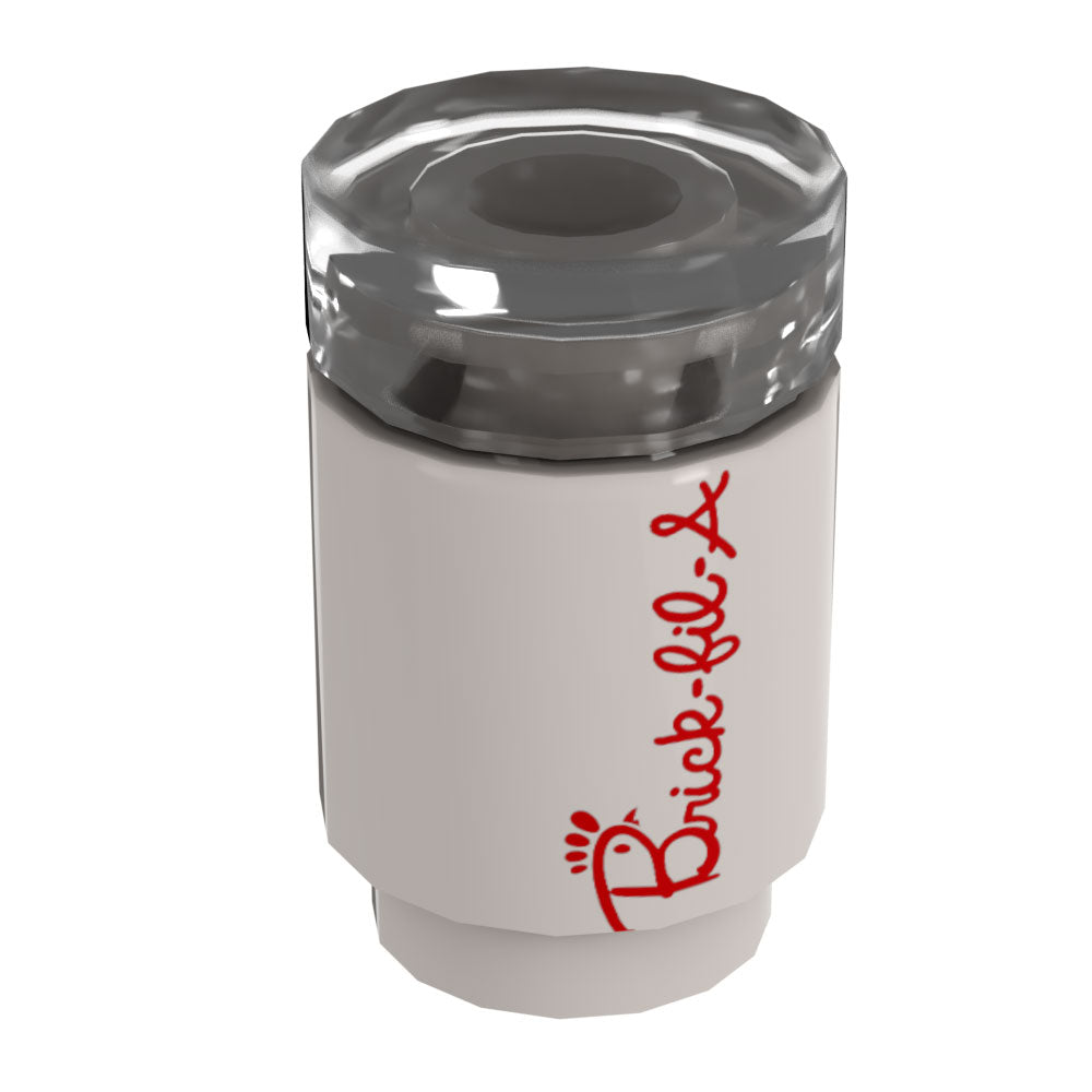 Brick-Fil-A Minifig Beverage Cup made using LEGO parts (Online Order Only)