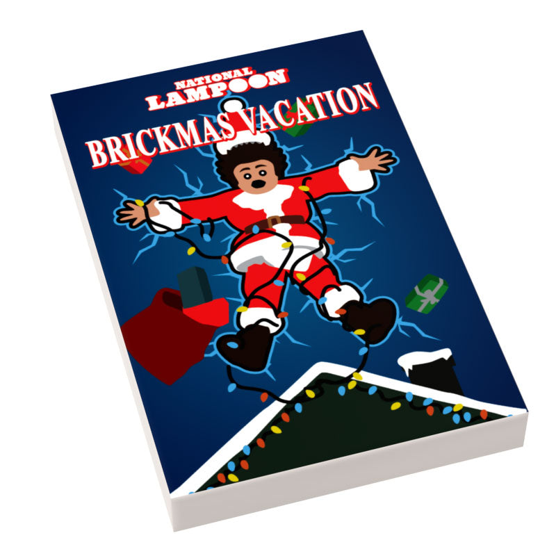 Brickmas Vacation Movie Cover (2x3 Tile) (ONLINE ORDER ONLY)