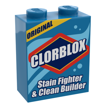 B3 Customs® Clorblox Minifig Cleaning Box made using LEGO part (Online Order Only)