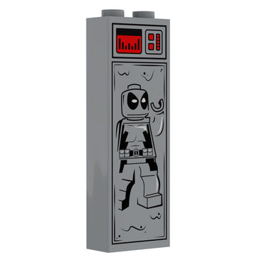 Mercenary in Carbonite (1x2x5 Brick) made using LEGO parts - B3 Customs (Online Order Only)