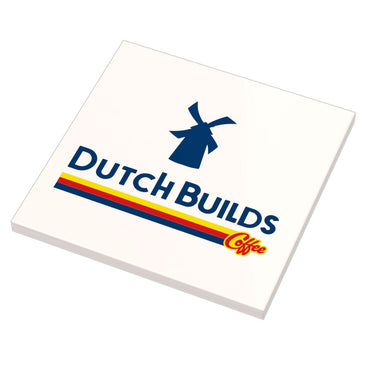 Dutch Builds Coffee Sign (6x6 Tile) - B3 Customs made using LEGO parts (Online Order Only)