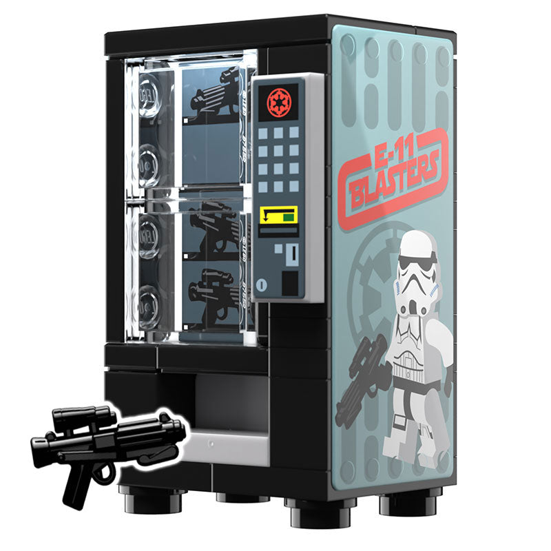 E-11 Blaster Vending Machine for Trooper minifigs made using LEGO parts (Online Order Only)