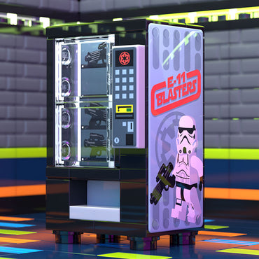 E-11 Blaster Vending Machine for Trooper minifigs made using LEGO parts (Online Order Only)