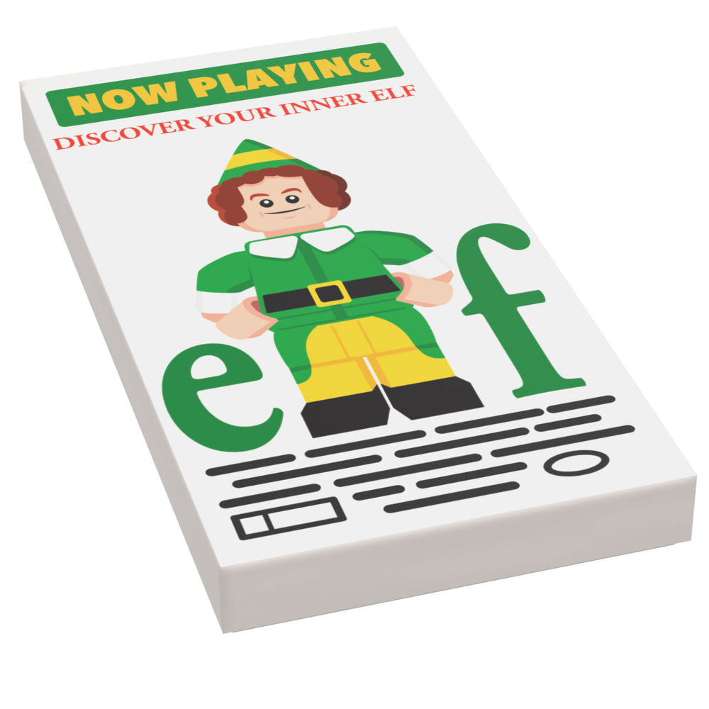 ELF Now Playing Movie Poster (2x4 Tile) - B3 Customs (Online Order Only)