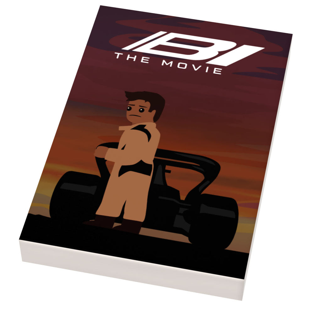 B1 Movie Cover (2x3 Tile) made using LEGO part - B3 Customs (Online Order Only)