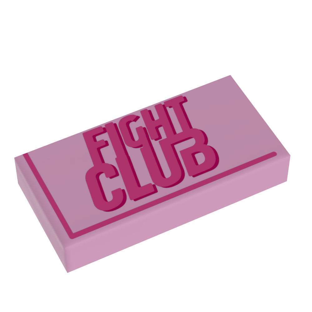 Fight Club Bar of Soap - B3 Customs Printed 1x2 Tile (Online Order Only)