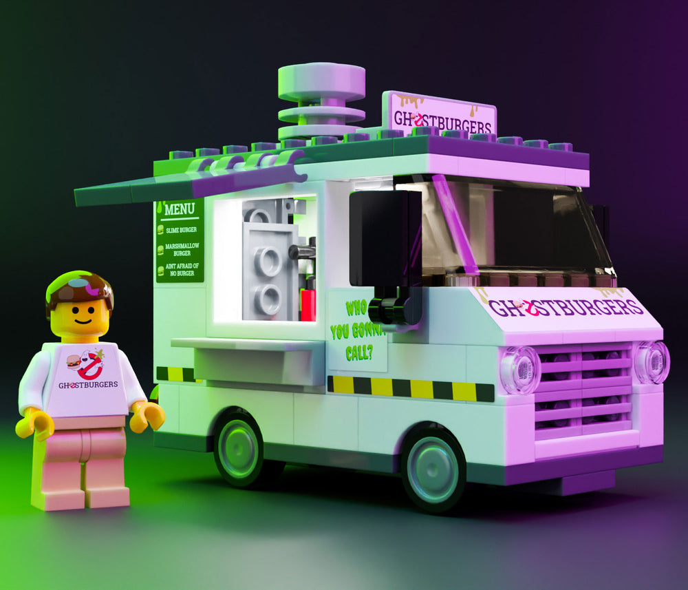 Ghost Burgers - B3 Customs® Food Truck w/ Minifigure (Online Order Only)