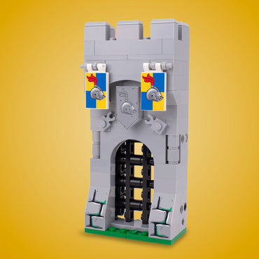 Castle Gate - Custom Castle Modular Building Set made using LEGO parts (Online Order Only)