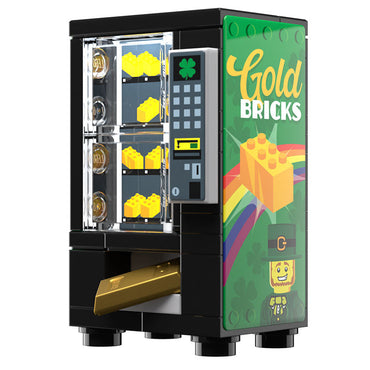 Gold Bars for Leprechauns St. Patrick's Day Vending Machine made using LEGO parts (Online Order Only)