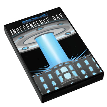 Independence Day Movie Cover (2x3 Tile) made using LEGO parts - B3 Customs (Online Order Only)