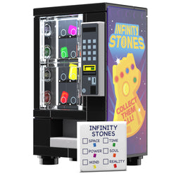 Infinity Stones Vending Machine Custom Building Set made using LEGO parts - B3 Customs (Online Order Only)