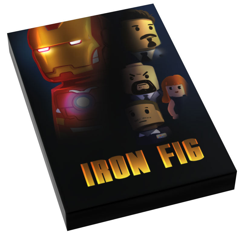 Iron Fig Movie Cover (2x3 Tile) - B3 Customs (Online Order Only)