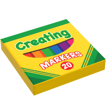Creating Markers (2x2 Tile) made using LEGO parts - B3 Customs (Online Order Only)