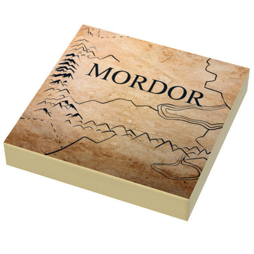 Map of Mordor, LOTR (2x2 Tile) made using LEGO parts (Online Order Only)