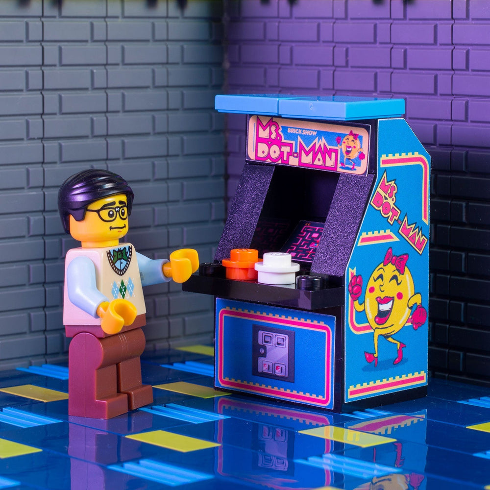 Ms. Dot-Man Custom Arcade Machine made with LEGO parts - B3 Customs (Online Order Only)