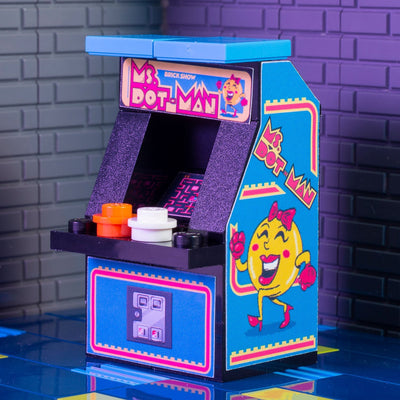Ms. Dot-Man Custom Arcade Machine made with LEGO parts - B3 Customs (Online Order Only)