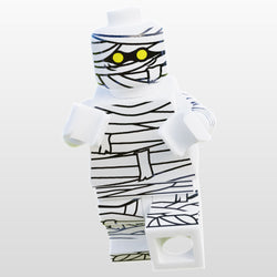Halloween Mummy Minifig made using LEGO parts - B3 Customs (Online Order Only)