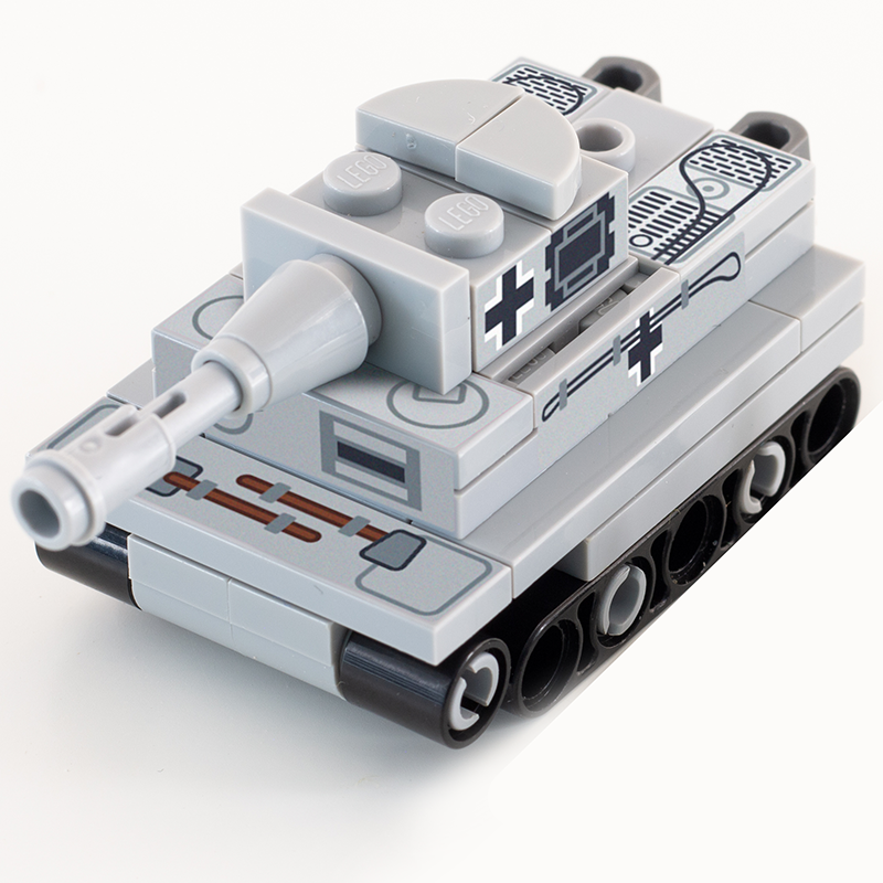 Custom Mini Panzer Tank made using LEGO parts - B3 Customs (Online Order Only)
