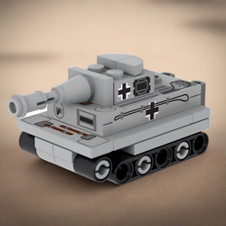 Custom Mini Panzer Tank made using LEGO parts - B3 Customs (Online Order Only)