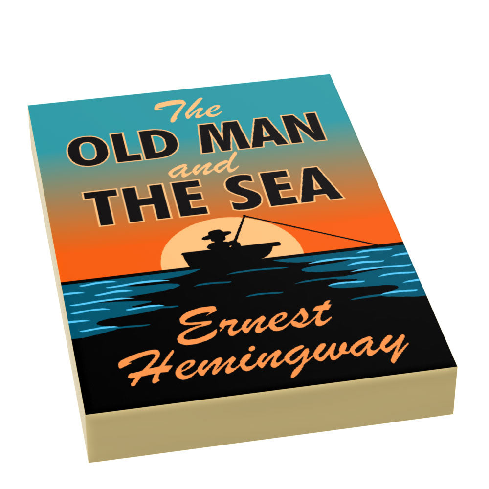 Old Man and the Sea Book (2x3 Tile) made using LEGO tile (Online Order Only)