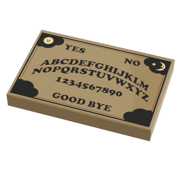 Ouiji Board Custom Printed 2x3 Tile made using LEGO part (Online Order Only)