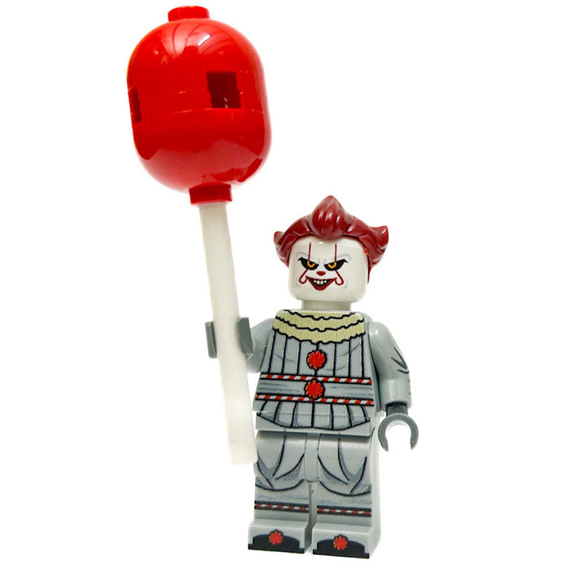 Pennywise Custom Minifig made using LEGO parts - B3 Customs (Online Order Only)