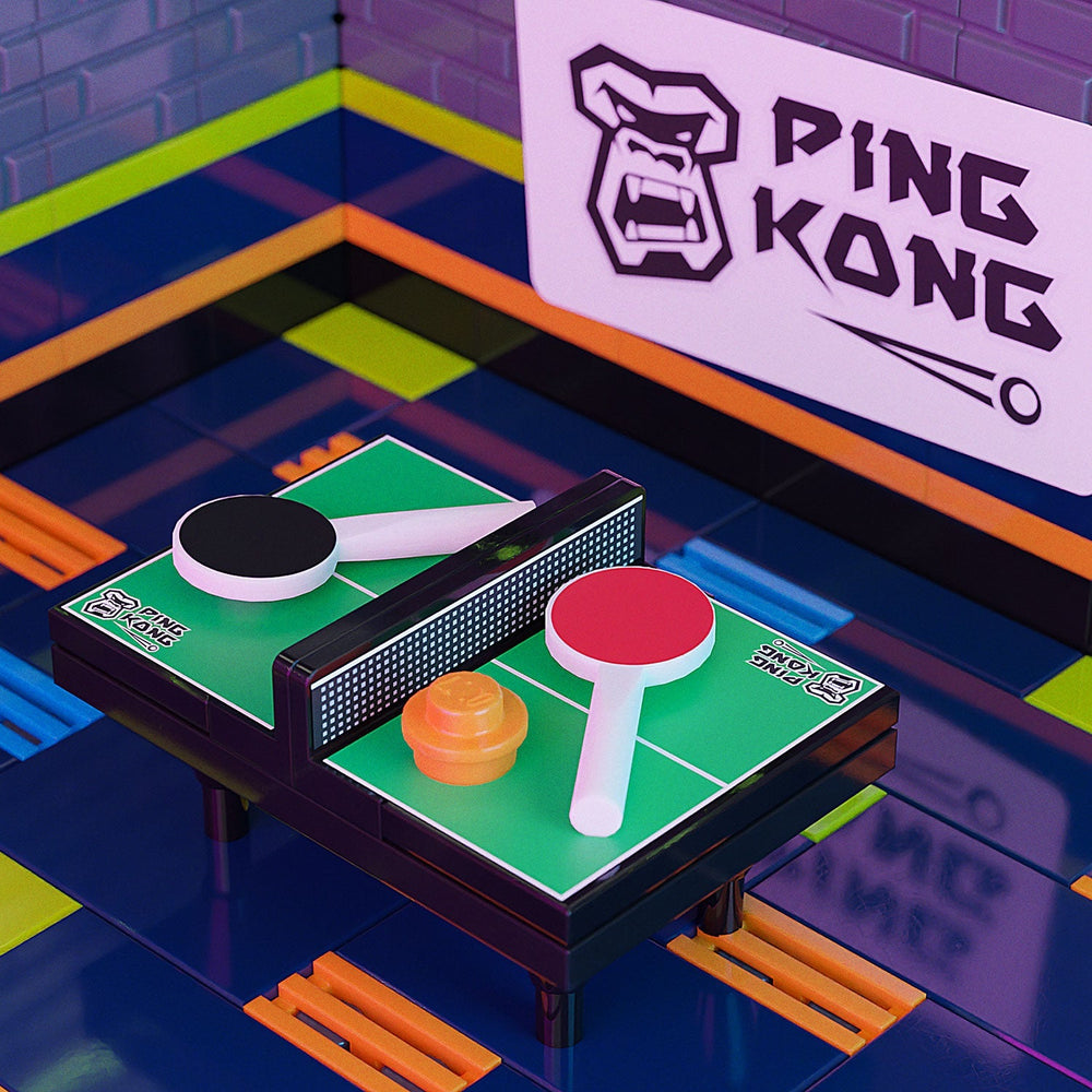 Ping Kong - Custom Ping Pong Table made using LEGO parts - B3 Customs (Online Order Only)