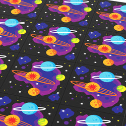80's and 90's Arcade Carpet 6x6 Tiles (Planets) made with LEGO parts - Pack of 10 (Online Order Only)