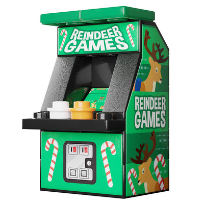 Reindeer Games Arcade Machine Toy Building Kit made using LEGO parts - B3 Customs (Online Order Only)