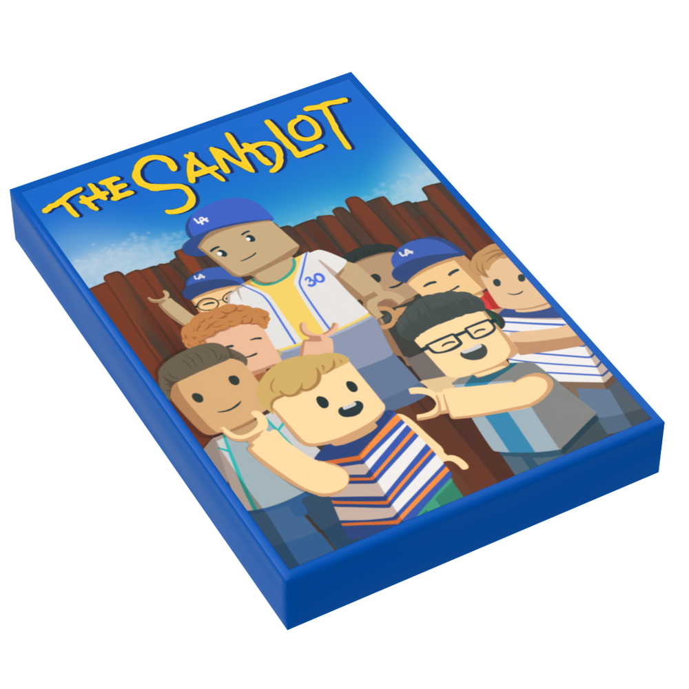 Sandlot Movie Cover (2x3 Tile) - B3 Customs (Online Order Only)