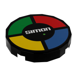 Simon - Custom Printed 2x2 Round Tile made using LEGO part (Online Order Only)