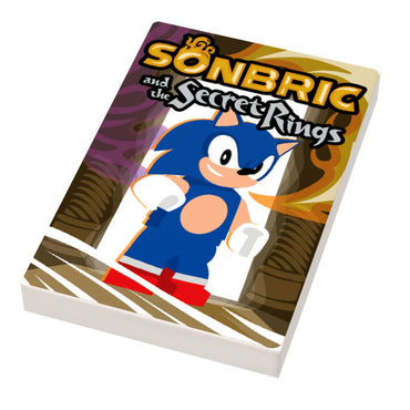 Sonbrick: Secret Rings Video Game Cover (2x3 Tile) made using LEGO part - B3 Customs (Online Order Only)