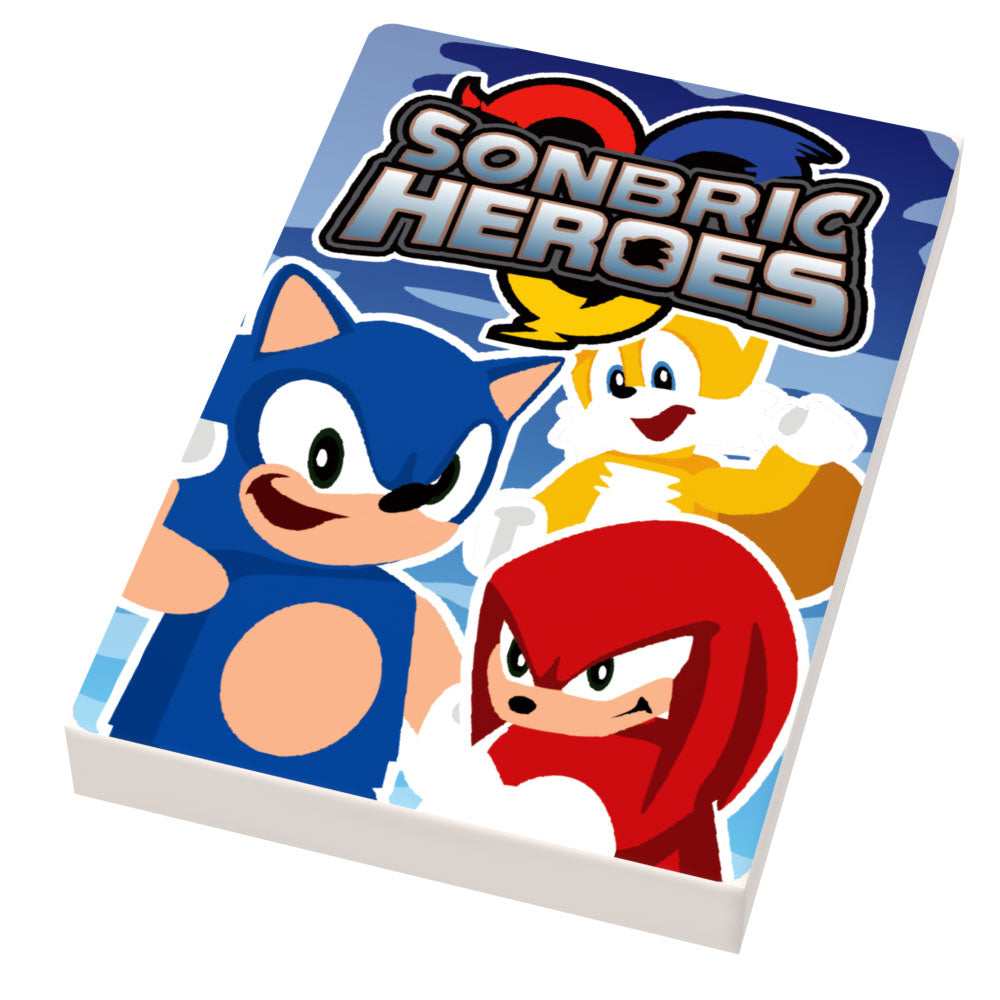 Sonbrick Heroes Video Game Cover (2x3 Tile) - B3 Customs (Online Order Only)