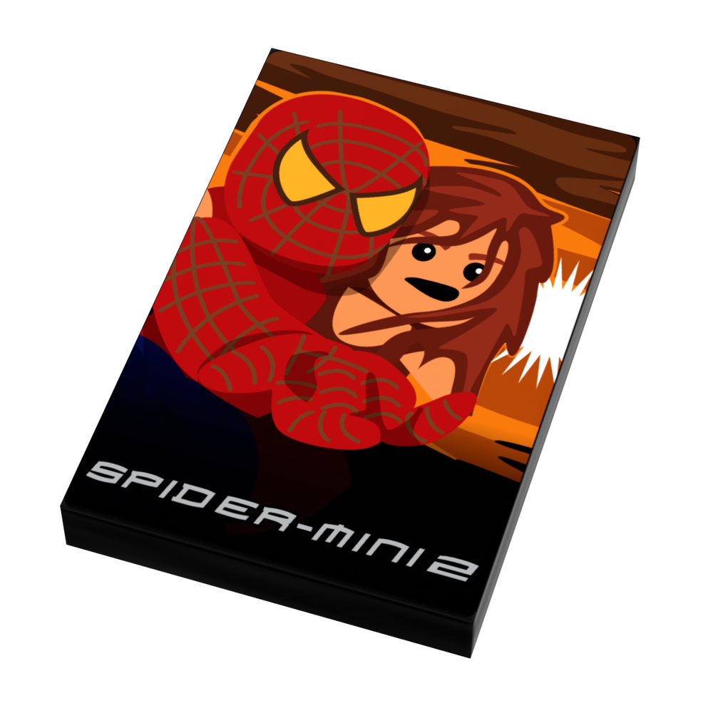 Spider-Fig 2 Movie Cover (2x3 Tile) - B3 Customs (Online Order Only)