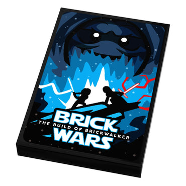 Brick Wars: Build of Brickwalker (EP. 9) Movie Tile Cover (2x3 Tile) made using LEGO part - B3 Customs (Online Order Only)