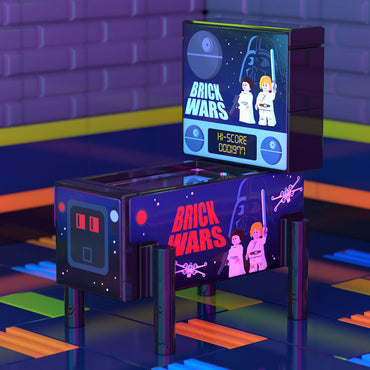 Brick Wars - B3 Customs Pinball Arcade Machine Building Set made using LEGO parts (Online Order Only)