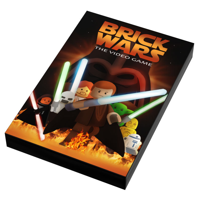 Custom LEGO SW: Original Video Game Cover (2x3 Tile) made using LEGO part - B3 Customs (Online Order Only)