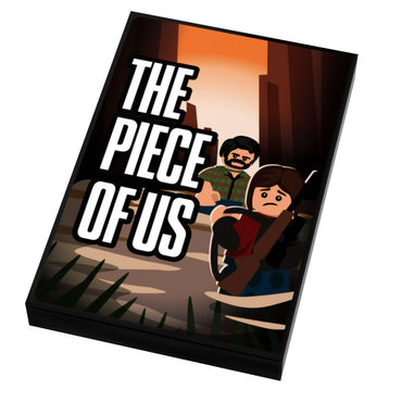 The Piece of Us Video Game Cover (2x3 Tile) made using LEGO parts - B3 Customs (Online Order Only)
