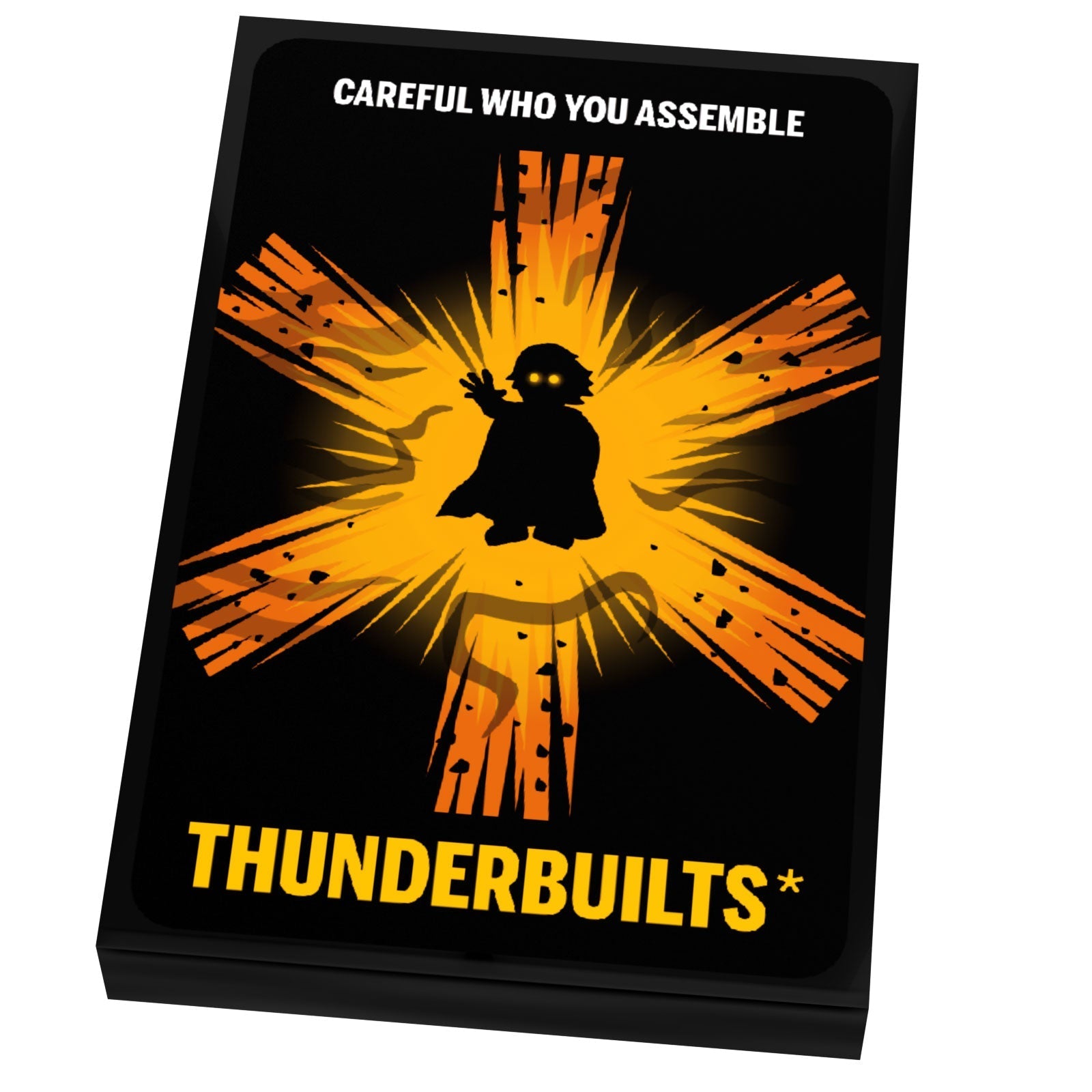 Thunderbuilts* Movie Cover (2x3 Tile) made using LEGO part - B3 Customs (Online Order Only)