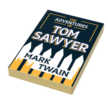 Tom Sawyer Book Tile (2x3) made using LEGO part. (Online Order Only)