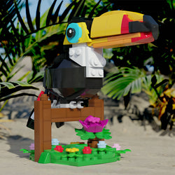 Toucan - Custom Building Set using LEGO parts (Online Order Only)