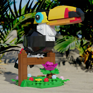 Toucan - Custom Building Set using LEGO parts (Online Order Only)