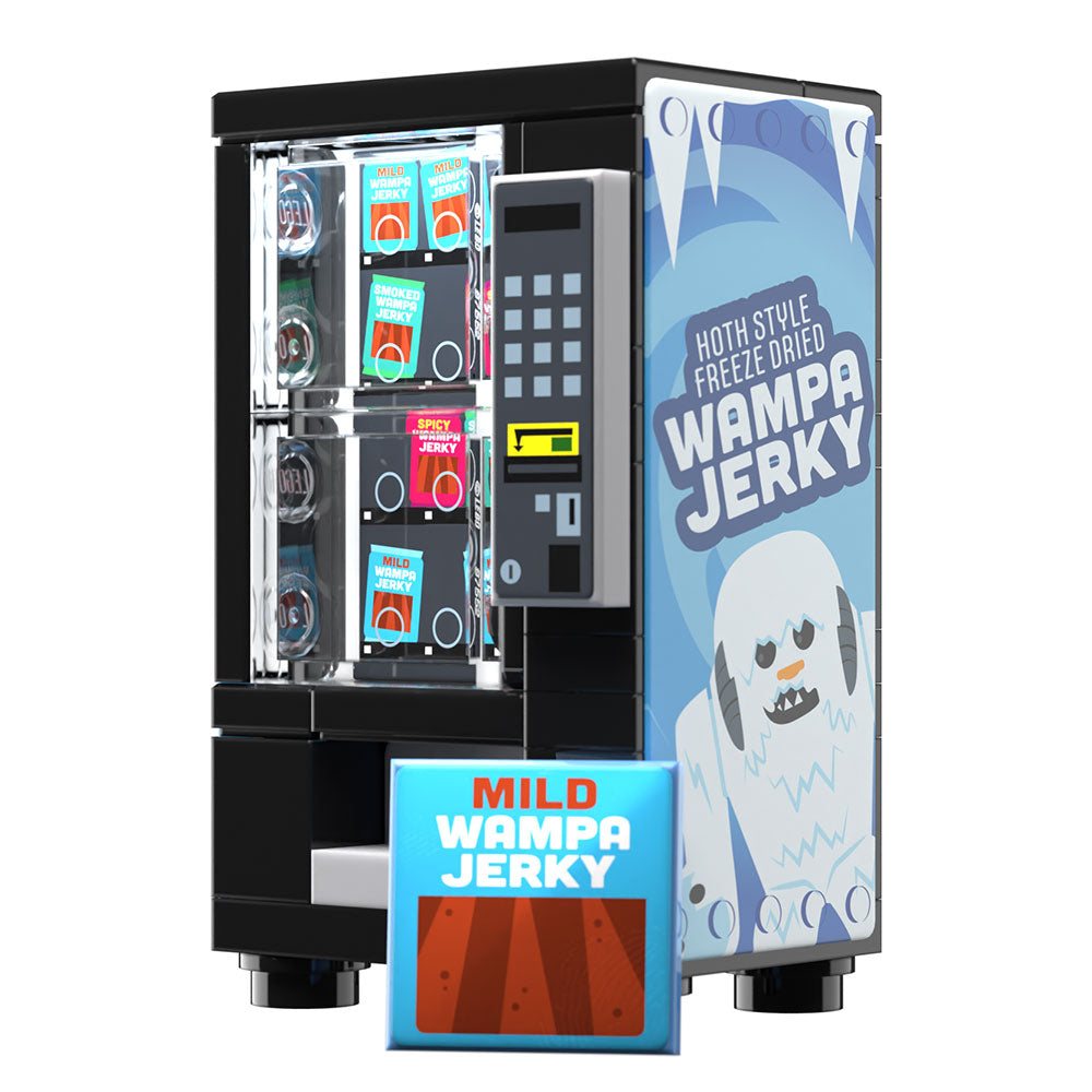 Wampa Beef Jerky Minifig Vending Machine Building Set made using LEGO parts - B3 Customs (Online Order Only)