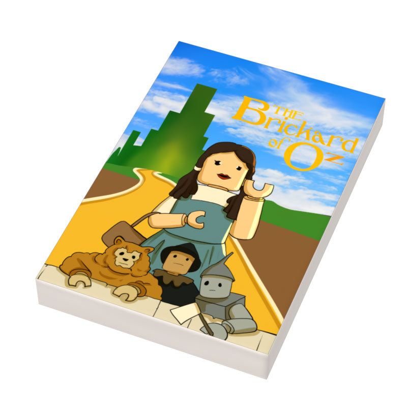 Brickard of Oz Movie Cover (2x3 Tile) - B3 Customs (Online Order Only)