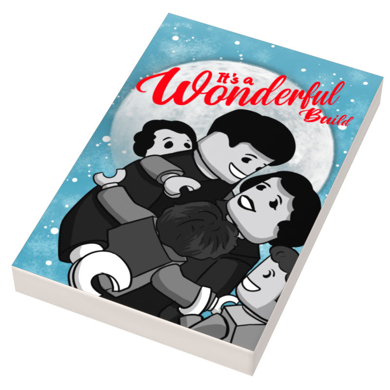 It's A Wonderful Build Christmas Movie Cover (2x3 Tile) - B3 Customs (Online Order Only)