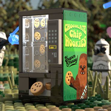 Chocolate Chip Wookie Cookies Vending Machine Building Set made using LEGO parts - B3 Customs (Online Order Only)
