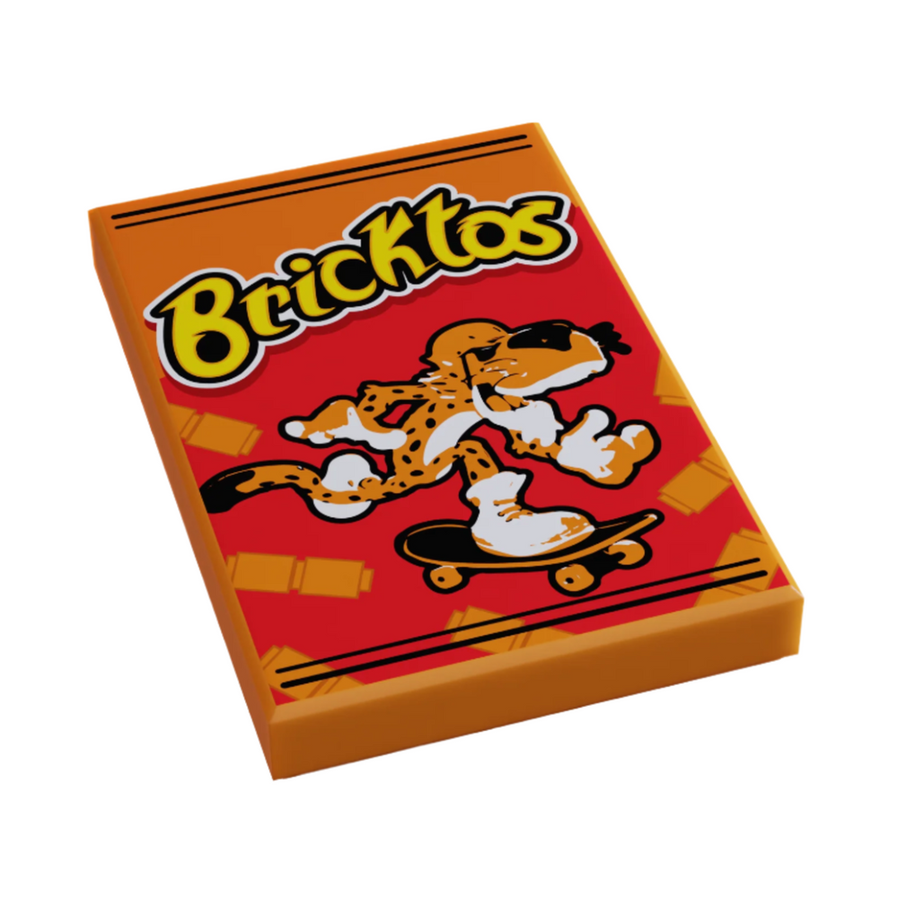 Bricktos Minifig Snack (2x3 Tile) (ONLINE ORDER ONLY)
