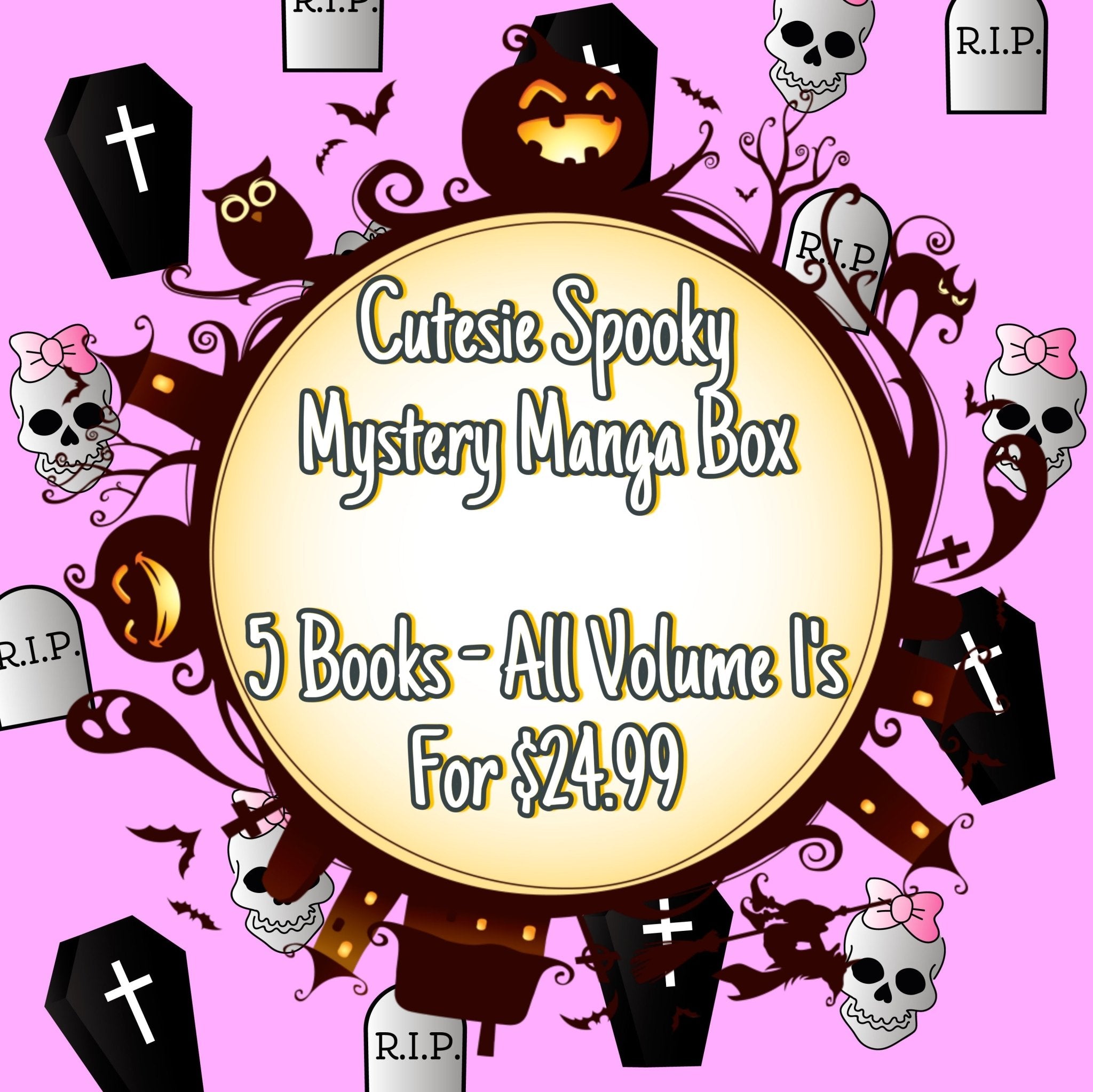 Cutesie Spooky First Volumes Mystery Manga Box - English Mixed Manga (Online Order Only)