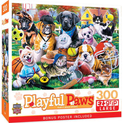 Playful Paws - Play it Again Sports 300 Piece EZ Grip Jigsaw Puzzle (ONLINE ORDER ONLY)