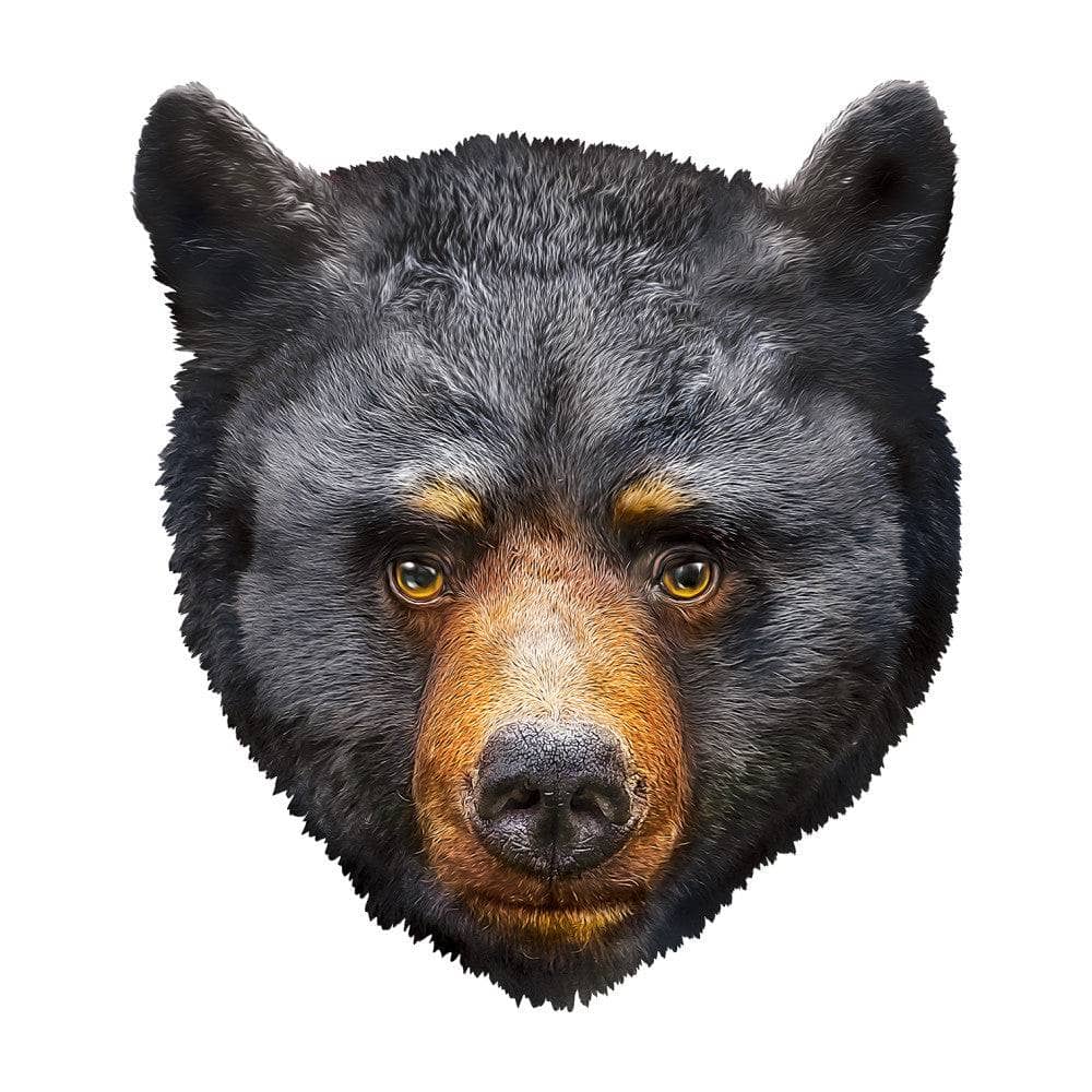 Black Bear 100 Piece Shaped Jigsaw Puzzle (ONLINE ORDER ONLY)